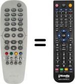 Télécommande équivalente Philips DSR200