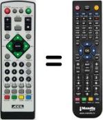 Télécommande équivalente Metronic ZAP BOX USB PLAYER441540