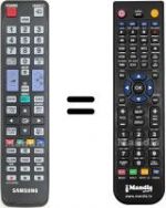 Télécommande équivalente Samsung HVS57570