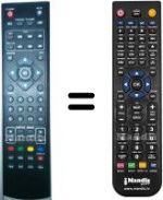 Télécommande équivalente Blaupunkt HVS57578
