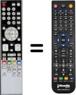 Télécommande équivalente HVS57541