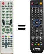 Télécommande équivalente HVS57511