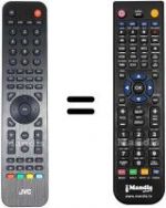 Télécommande équivalente HVS57410