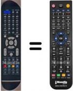 Télécommande équivalente HVS57517