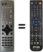 Télécommande équivalente HVS59069