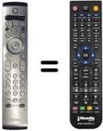 Télécommande équivalente HVS51374-FI