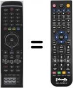 Télécommande équivalente HVS57650