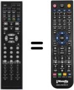 Télécommande équivalente HVS57512
