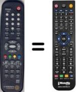 Télécommande équivalente WHV3256W