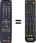 Télécommande équivalente WHV3252W