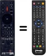 Télécommande équivalente WHV3919W