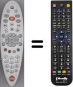 Télécommande équivalente WHV3941W