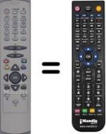 Télécommande équivalente SEC15741W