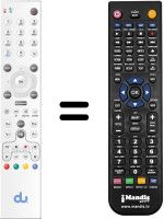 Télécommande équivalente WHV15833W