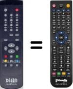 Télécommande équivalente Dreambox WHV3295W