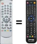 Télécommande équivalente WHV3992W