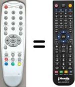 Télécommande équivalente WHV3328W