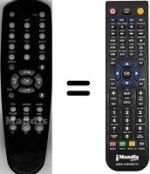 Télécommande équivalente WHV3414W