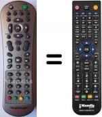 Télécommande équivalente WHV15463W