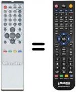 Télécommande équivalente Orion HVS54731