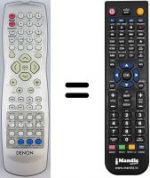 Télécommande équivalente HVS54675