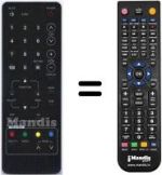 Télécommande équivalente HVS54839