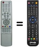 Télécommande équivalente Samsung HVS54002