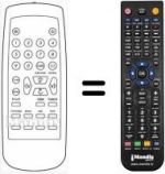 Télécommande équivalente HVS54218