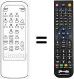 Télécommande équivalente HVS53642