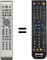 Télécommande équivalente Twfvision HVS54004