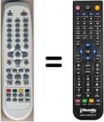 Télécommande équivalente HVS53422