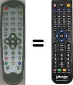 Télécommande équivalente HVS53329