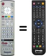 Télécommande équivalente Panasonic HVS54992