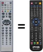 Télécommande équivalente HVS54820