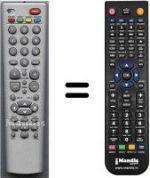 Télécommande équivalente HVS54766