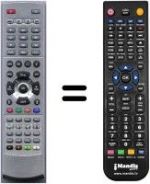 Télécommande équivalente HVS53530
