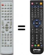 Télécommande équivalente HVS54203