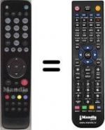 Télécommande équivalente HVS53389