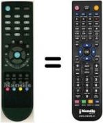 Télécommande équivalente HVS53395