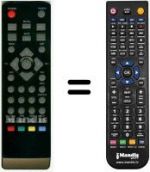 Télécommande équivalente HVS53462