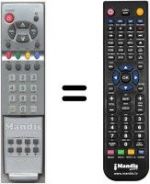 Télécommande équivalente HVS54008