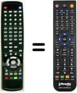 Télécommande équivalente Homecast HVS53485
