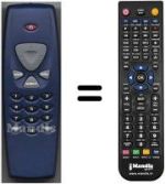 Télécommande équivalente Nokia HVS53549