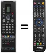 Télécommande équivalente HVS54963