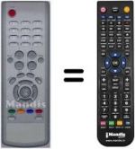 Télécommande équivalente HVS53518