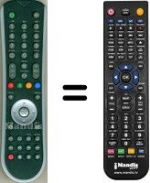 Télécommande équivalente SAGEMCOM HVS53456