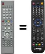 Télécommande équivalente Samsung HVS54911