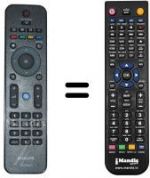 Télécommande équivalente HVS57475