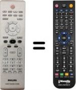 Télécommande équivalente HVS59568