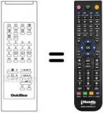 Télécommande équivalente LG SEC2418